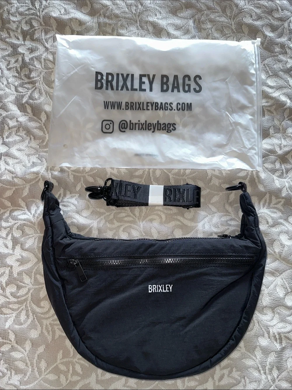 BRIXLEY Crescent Crossbody Bag with Removable Strap